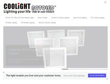 Tablet Screenshot of notoled.com